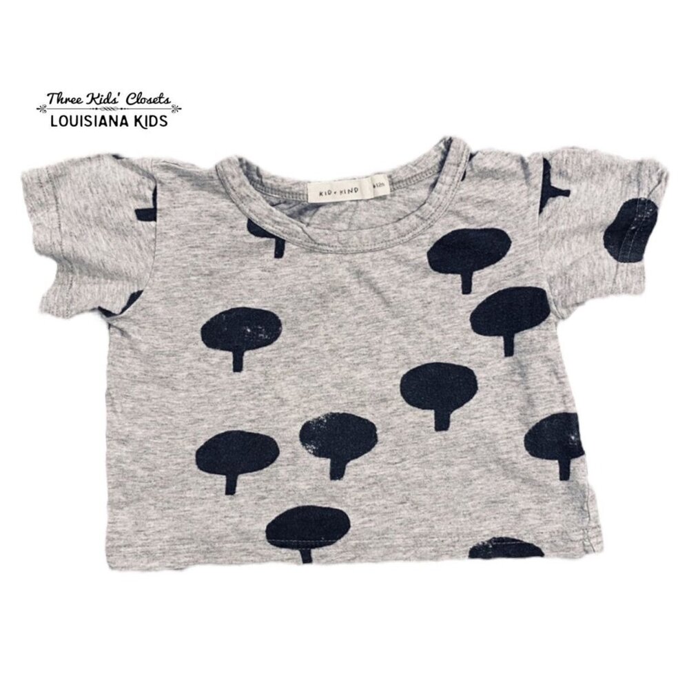 Kid + Kind 6-12m Tree Print Top